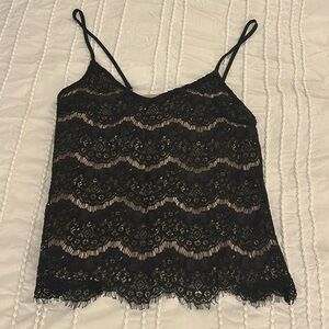 Black Lace Cami Size Medium